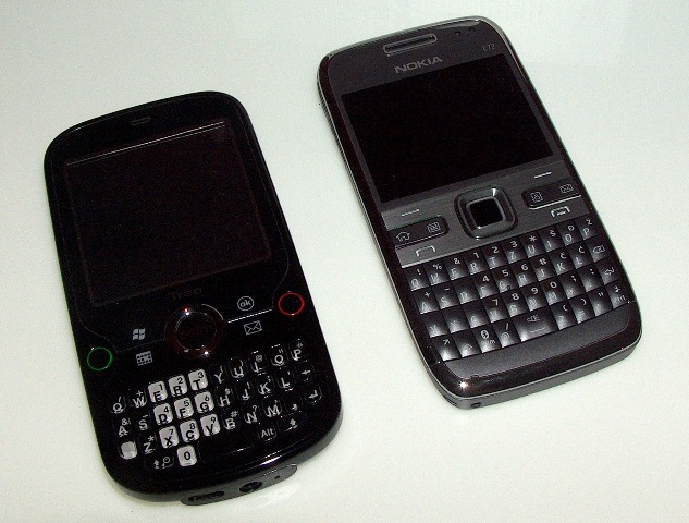 palm treo pro vs nokia e72