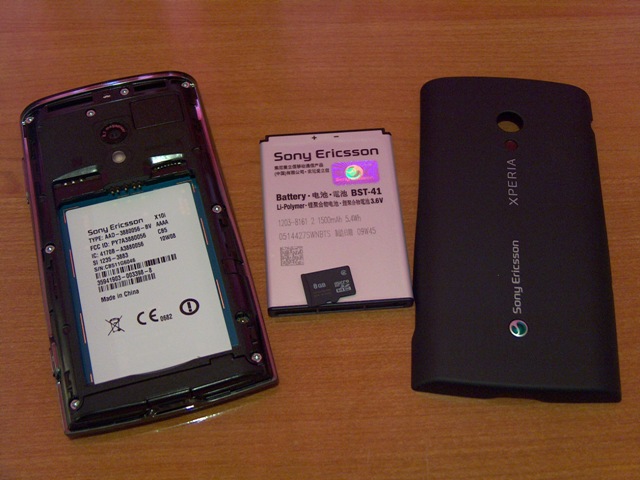 sony ericsson xperia x10 baterija