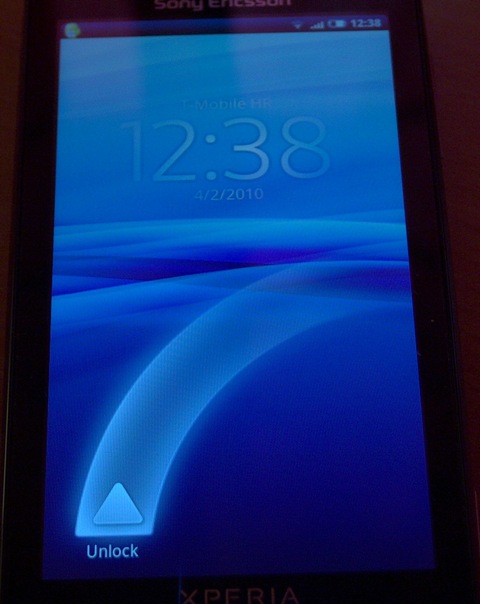 sony ericsson xperia x10 home