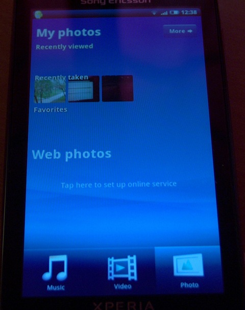 sony ericsson xperia x10 mediascape